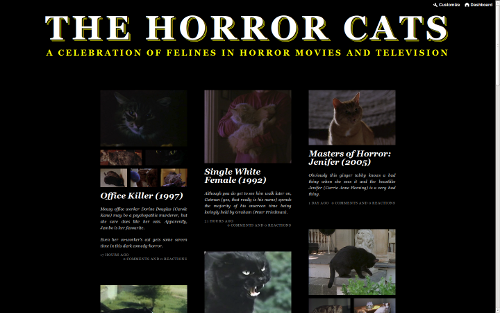 Follow The Horror Cats on Twitter