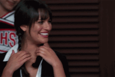 Glee Rachel cutie pigtails