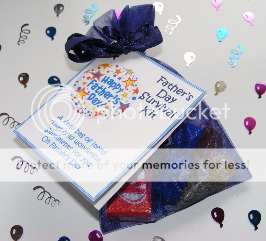 Personalised Dad Fathers Day Survival Kit Gift Card  