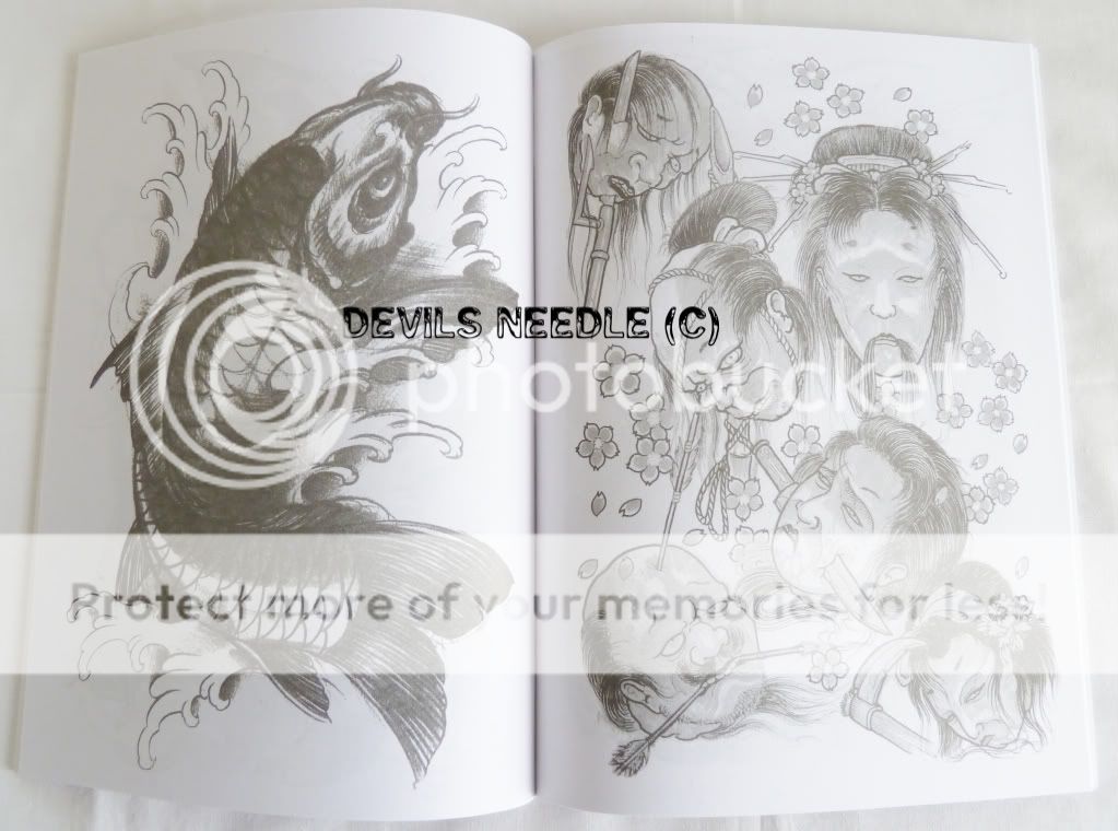 The Orient A4 Tattoo Book (A) Koi,Masks,Skulls(Vol.15)  