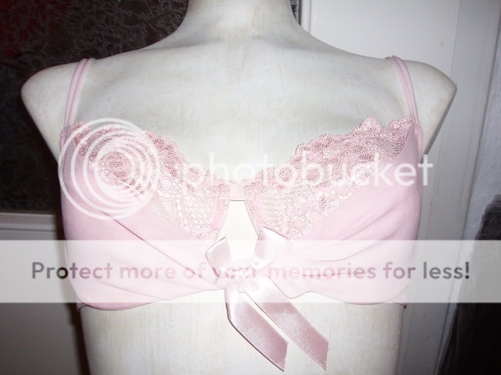 COLLECTION BÜSTENHEBE KNAPPER SEXY BH PINK GLANZSATIN SPITZE 75A 75 A